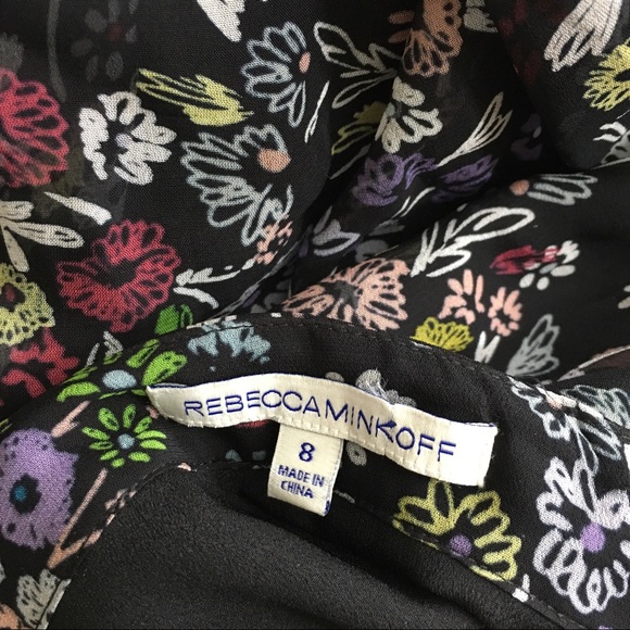 SOLD - Rebecca Minkoff Romy Ruched-Side Floral Midi Skirt - Picture 8 of 8